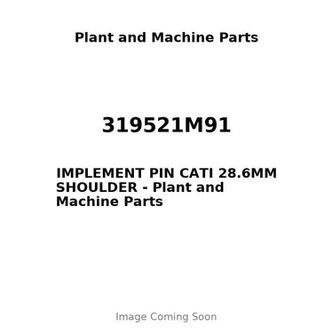 319521M91 - IMPLEMENT PIN CATI 28.6MM SHOULDER