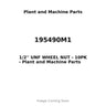 195490M1 - 1/2'' UNF WHEEL NUT - 10PK