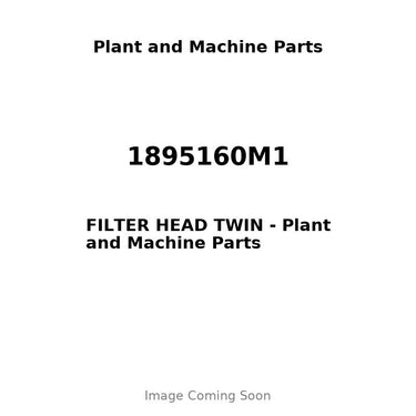 1895160M1 - FILTER HEAD TWIN