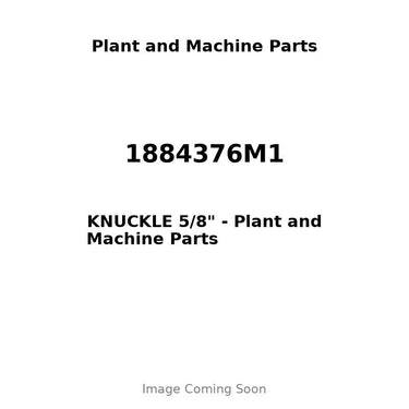 1884376M1 - KNUCKLE 5/8"