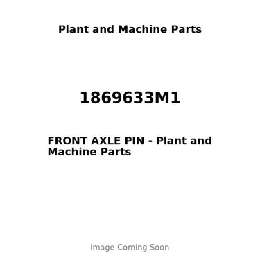 1869633M1 - FRONT AXLE PIN