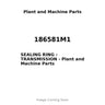 186581M1 - SEALING RING - TRANSMISSION