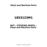 1853123M1 - NUT - STEERING WHEEL