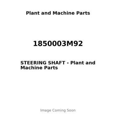 1850003M92 - STEERING SHAFT
