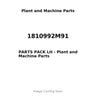 1810992M91 - PARTS PACK LH