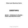 180974M1 - BUSH - HYDRAULIC (PLAIN)
