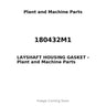 180432M1 - LAYSHAFT HOUSING GASKET