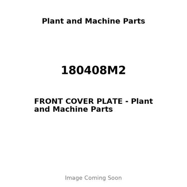 180408M2 - FRONT COVER PLATE