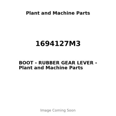 1694127M3 - BOOT - RUBBER GEAR LEVER