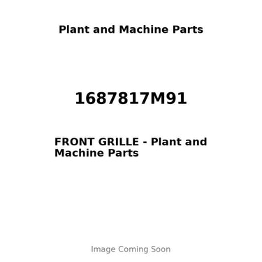 1687817M91 - FRONT GRILLE