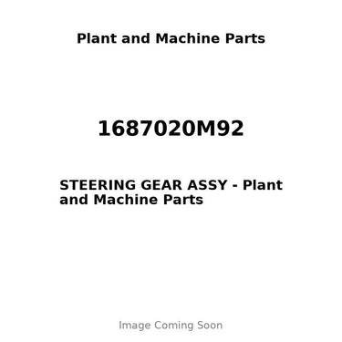 1687020M92 - STEERING GEAR ASSY