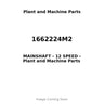 1662224M2 - MAINSHAFT - 12 SPEED