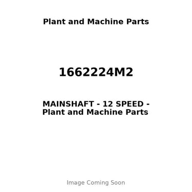 1662224M2 - MAINSHAFT - 12 SPEED