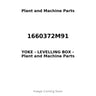 1660372M91 - YOKE - LEVELLING BOX