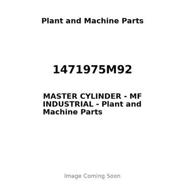 1471975M92 - MASTER CYLINDER - MF INDUSTRIAL