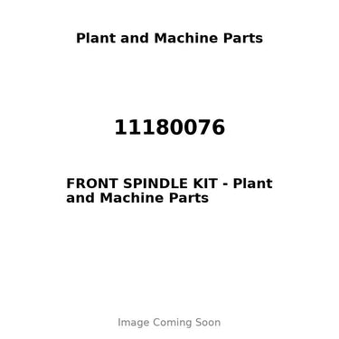11180076 - FRONT SPINDLE KIT