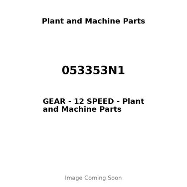 053353N1 - GEAR - 12 SPEED