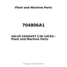 704806A1 - VALVE EXHAUST C/W LOCKS