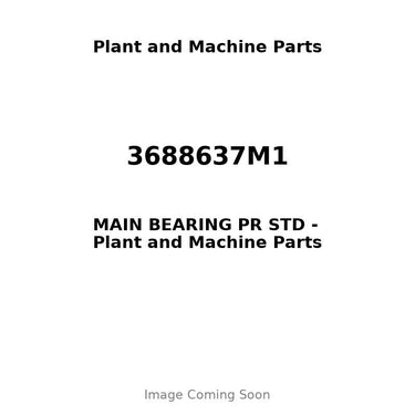 3688637M1 - MAIN BEARING PR STD