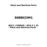 3688623M1 - BOLT, CONROD - M10 X 1.25