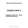 SAA6D114FK-1 - ENGINE FILTER KIT