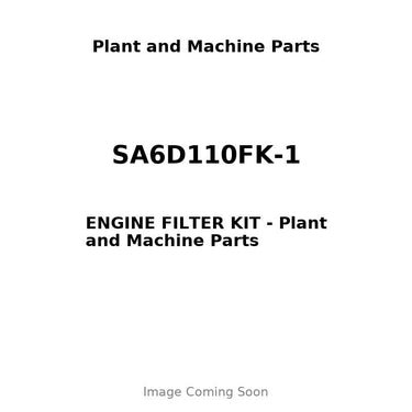 SA6D110FK-1 - ENGINE FILTER KIT