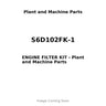 S6D102FK-1 - ENGINE FILTER KIT