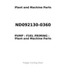 ND092130-0360 - PUMP - FUEL PRIMING