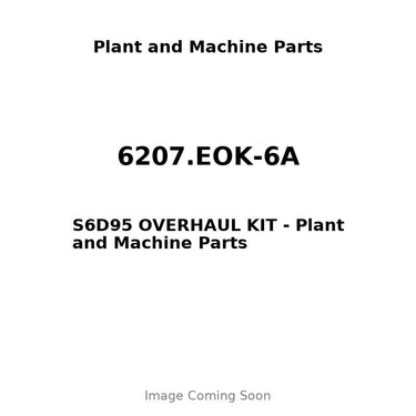6207.EOK-6A - S6D95 OVERHAUL KIT