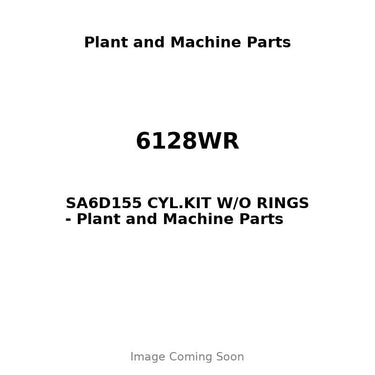 6128WR - SA6D155 CYL.KIT W/O RINGS