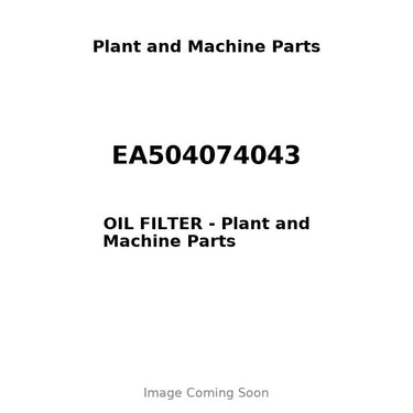 EA504074043 - OIL FILTER