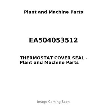 EA504053512 - THERMOSTAT COVER SEAL