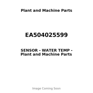 EA504025599 - SENSOR - WATER TEMP