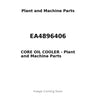 EA4896406 - CORE OIL COOLER