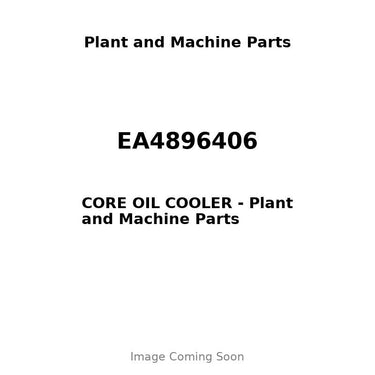 EA4896406 - CORE OIL COOLER