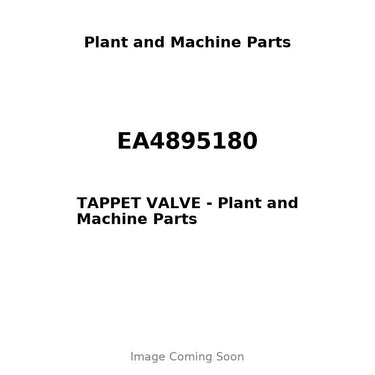 EA4895180 - TAPPET VALVE
