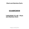 EA4892859 - CAPSCREW CYL HD