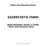 EA2995787/0.75MM - MAIN BEARING (PAIR) 0.75MM