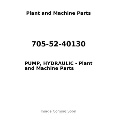 705-52-40130 - PUMP, HYDRAULIC