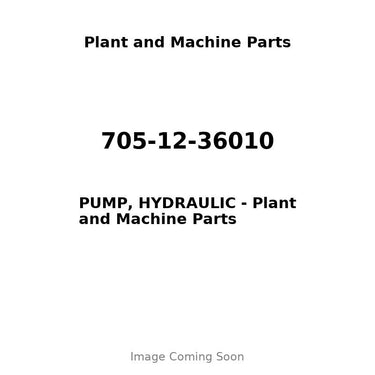705-12-36010 - PUMP, HYDRAULIC