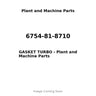 6754-81-8710 - GASKET TURBO