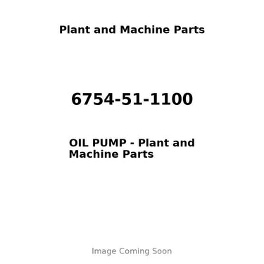 6754-51-1100 - OIL PUMP