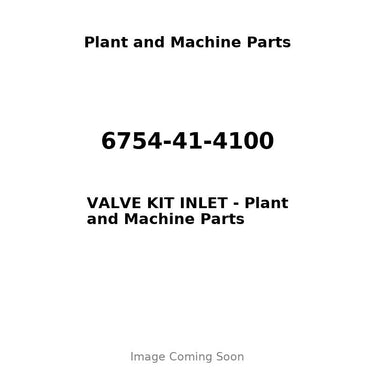 6754-41-4100 - VALVE KIT INLET