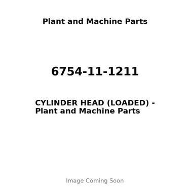6754-11-1211 - CYLINDER HEAD (LOADED)