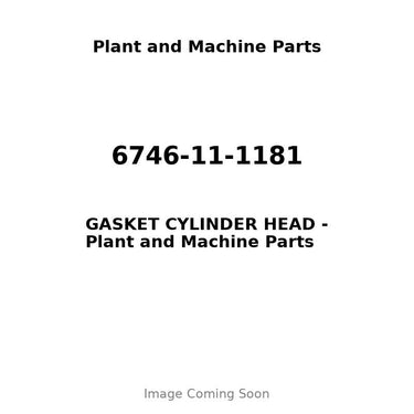 6746-11-1181 - GASKET CYLINDER HEAD