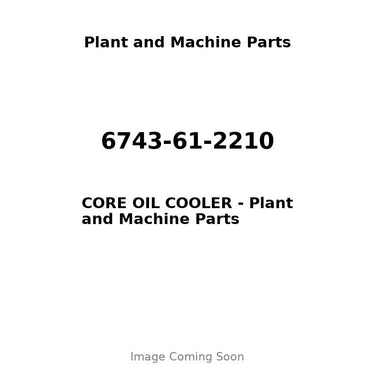 6743-61-2210 - CORE OIL COOLER
