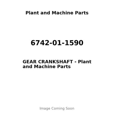 6742-01-1590 - GEAR CRANKSHAFT