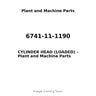 6741-11-1190 - CYLINDER HEAD (LOADED)