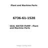 6736-61-1520 - SEAL WATER PUMP