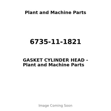 6735-11-1821 - GASKET CYLINDER HEAD